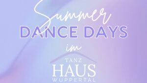 Sommerliche Tanzveranstaltung im Tanzhaus Wuppertal.